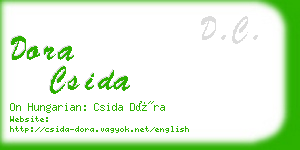 dora csida business card